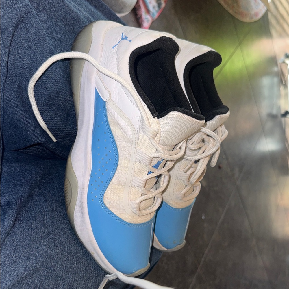 (Sold) Jordan Athletic Shoes in White and Blue
